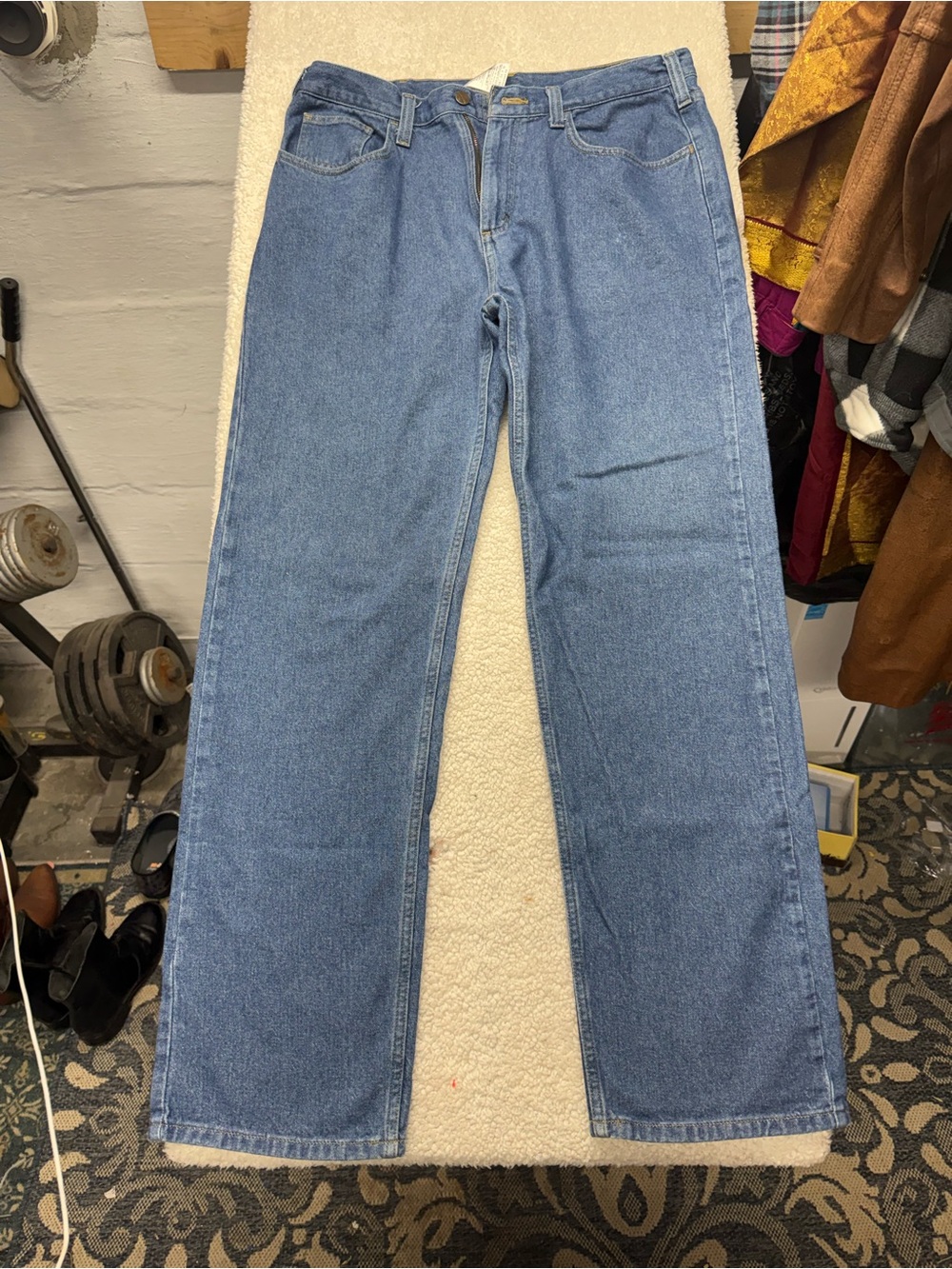 Carhartt Classic relaxed Fit Light Blue Jeans, size 36x34 excellent